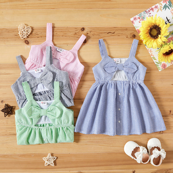 Baby / Toddler Strappy Striped Dress