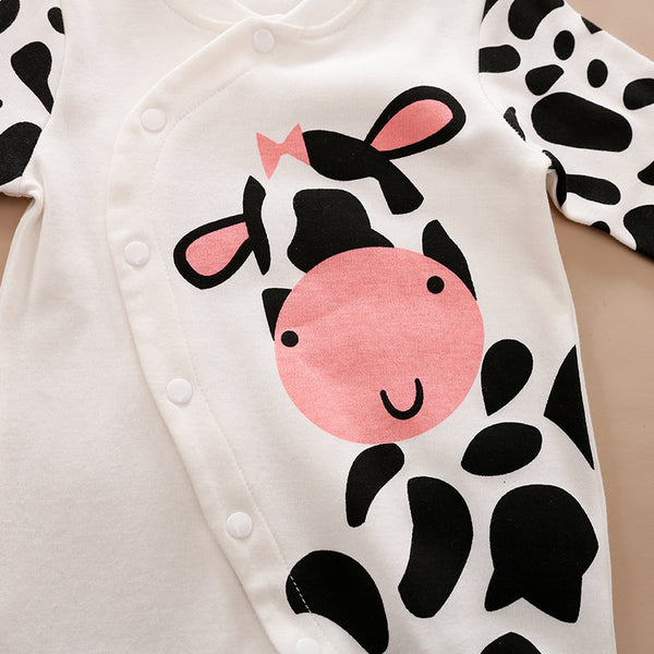 Baby Boy / Girl Cow Print Jumpsuit