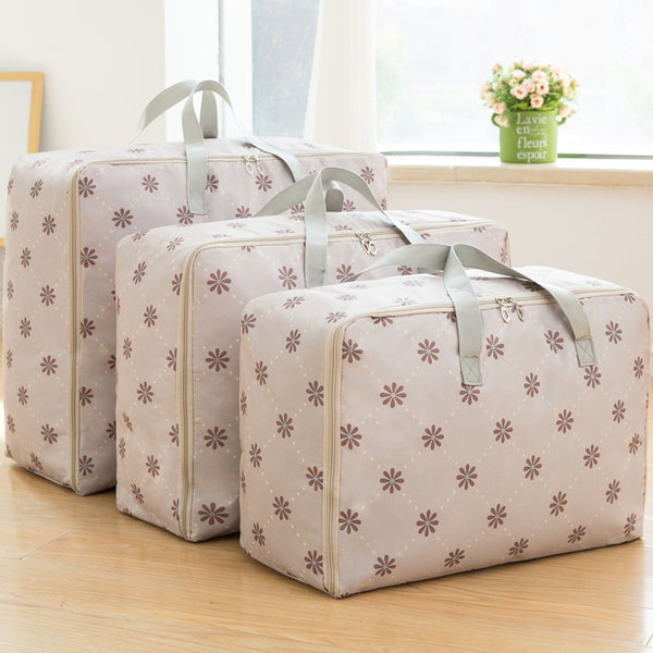3pcs Cloth Organize Set Storage Bags 210D Foldable Waterproof Oxford Fabric Shell