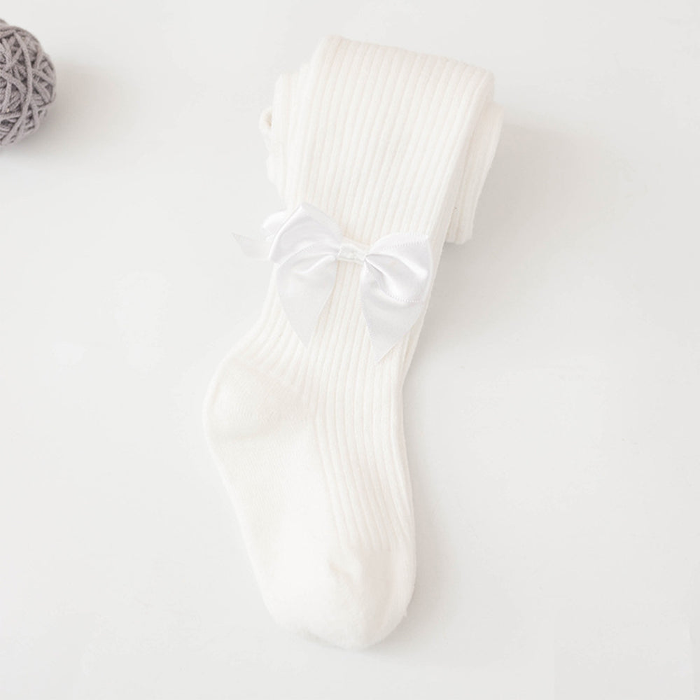 Baby / Toddler Bowknot Solid Tights