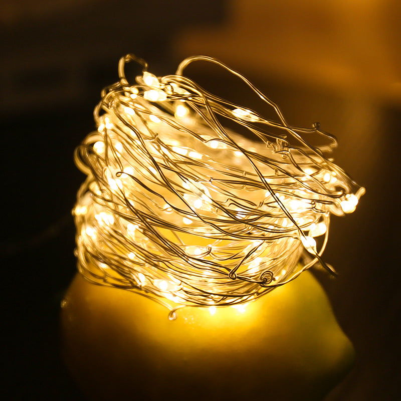 Christmas LED Light Flexible String Lamp Copper Wire Cabinet Lamp Bookcase Decoration Wedding Party
