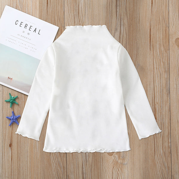 Baby / Toddler Solid Long-sleeve Casual Tee