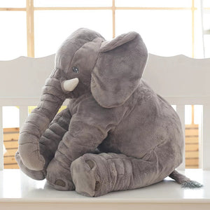 Grey Elephant Plush Doll Cute Large Size Stuffed Animal Plush Toy Doll Gifts for Girls Boys
