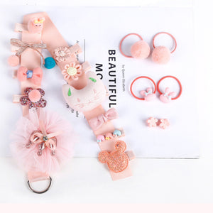 Bow Knot Decor Hair Accessory Sets for Girls