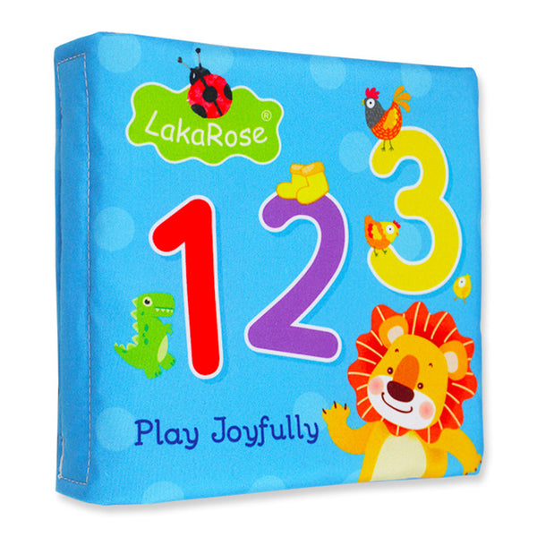Cloth Baby Book English Alphanumeric Cloth book Touch and Feel Early Educational and Development Toy with Sound Paper