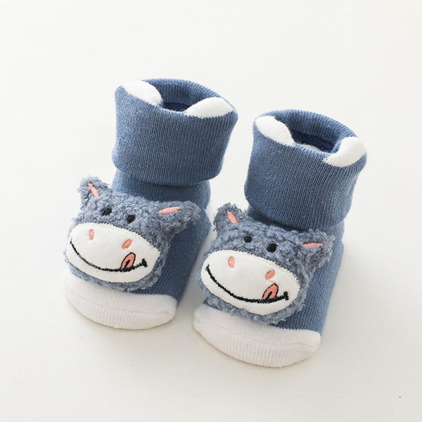 Baby  Toddler 3D Cartoon Animal Winter Warm Floor Socks