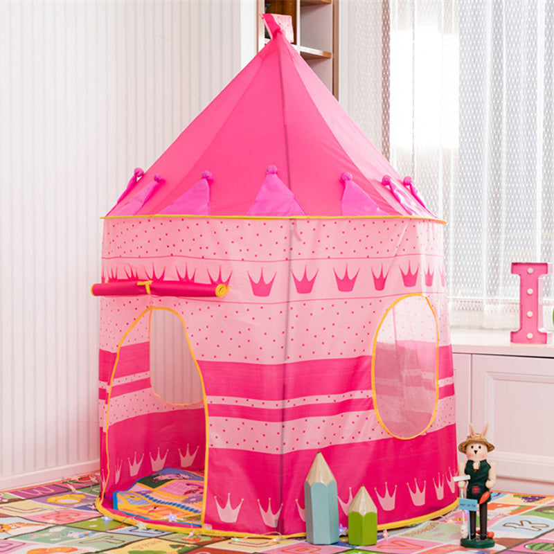 Kids Play Tent Dreamy Graphic Pattern Foldable Pop Up Play Tent Toy Playhouse for Indoor Outdoor Use