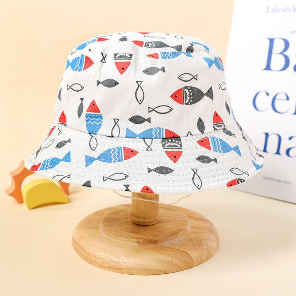 Baby  Toddler Allover Print Geometry Pattern Bucket Hat