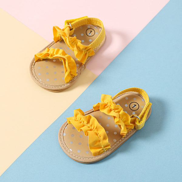 Baby  Toddler Ruched Dual Strap Sandals