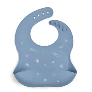 Cute Silicone Baby Bibs Soft Comfortable Adjustable Waterproof Bib Unisex Non-Messy