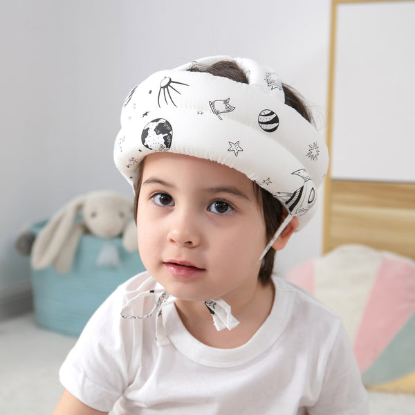 Toddler Lace Up Head Drop Protection Helmet for Crawling Walking Headguard Anti-collision Head Cap Kids Products