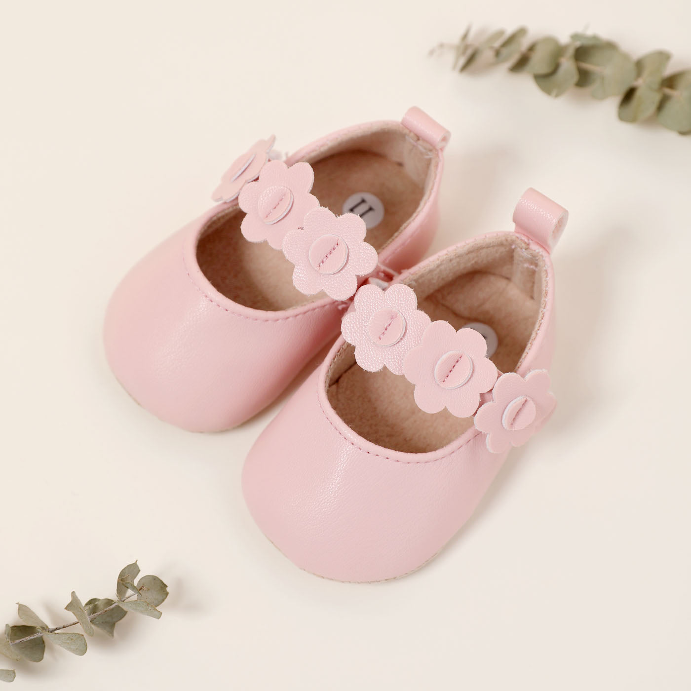 Baby  Toddler Floral Decor Prewalker Shoes