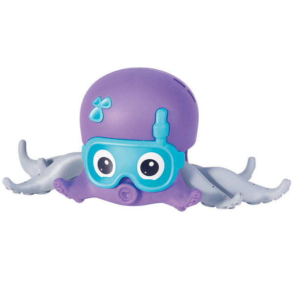 Floating Octopus Baby Bath Toys Walking Amphibious Cute Octopus Clockwork Toys Baby Bath Water Toys