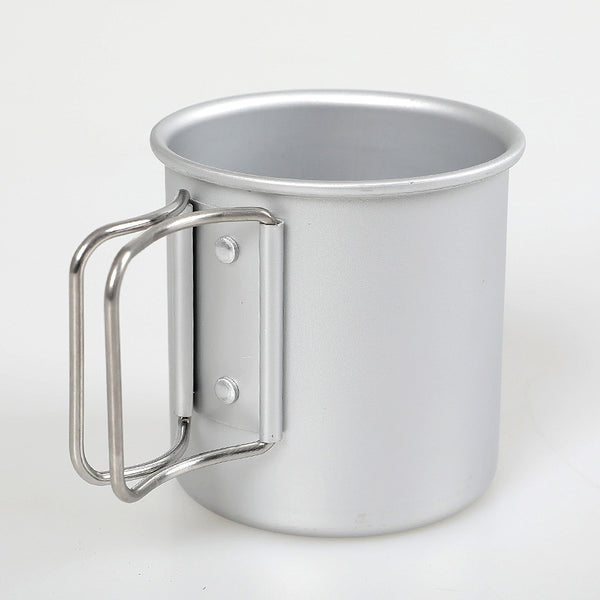 300ML Camping Folding Water Cup Outdoor Portable Ultra Light Aluminum Alloy Cup