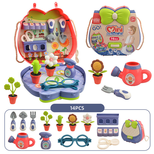 Kids Mini Tool Kit Planting Set Montessori Educational Toys Interactive Game Toys