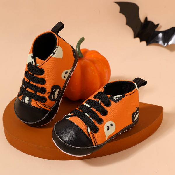 Baby  Toddler Halloween Lace Up Prewalker Shoes
