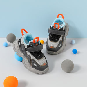 Toddler Mesh Panel Velcro Strap Chunky Sneakers