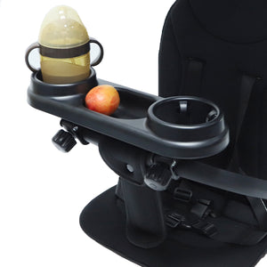 Universal Stroller Snack Tray with 2 Cup Holders Stroller Snack Catcher and Drinks Holder Stroller Accessories