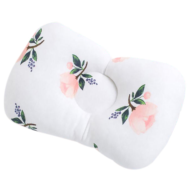 100% Cotton Baby Newborn Sleeping Pillow to Help Prevent and Treat Flat Head Syndrome