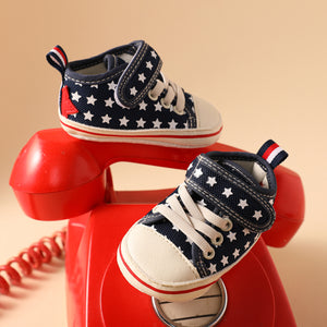 Baby / Toddler Stars Pattern Breathable Mesh Panel Prewalker Shoes