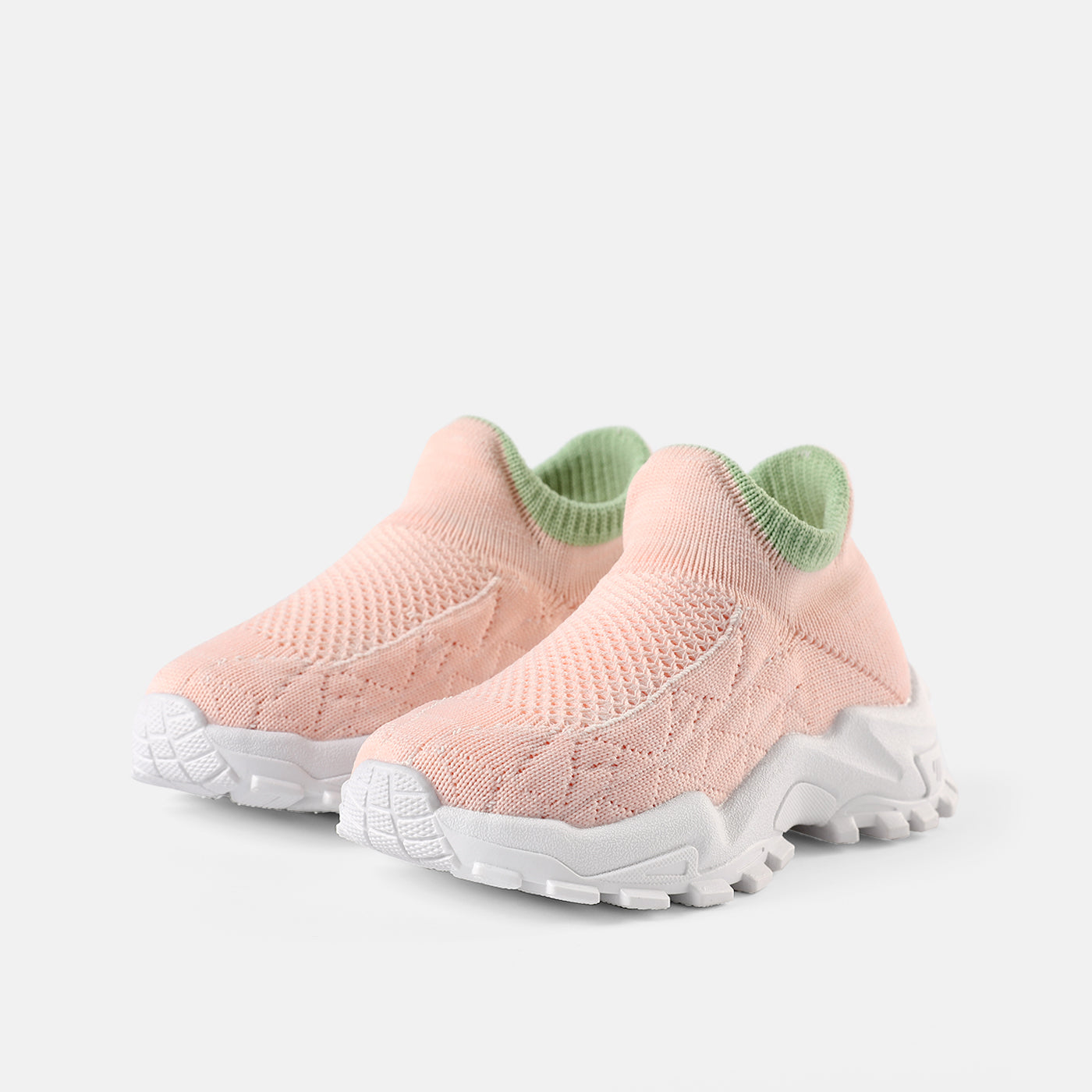 Toddler / Kid Pink Breathable Sock Sneakers