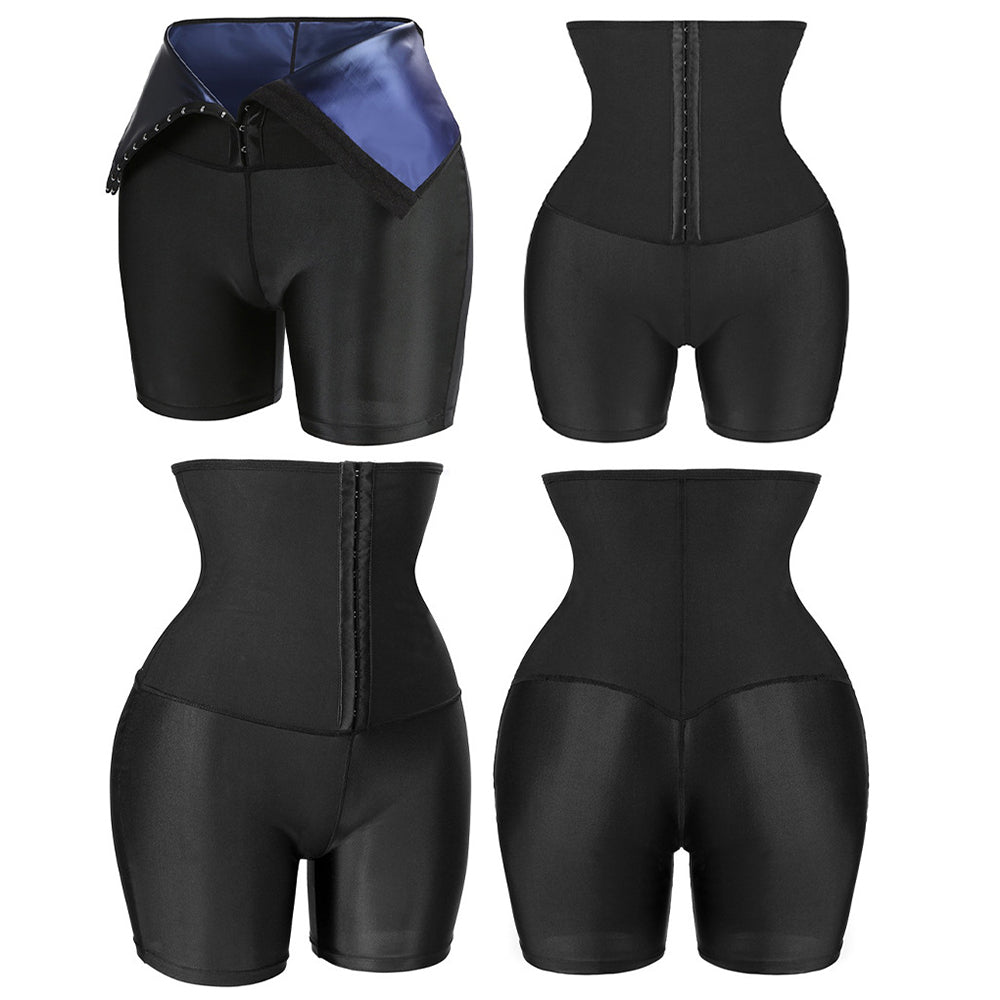 Sauna Sweat Pants for Women High Waist Tummy Control Butt Lifter Slimming Shorts Workout Exercise Body Shaper Thighs