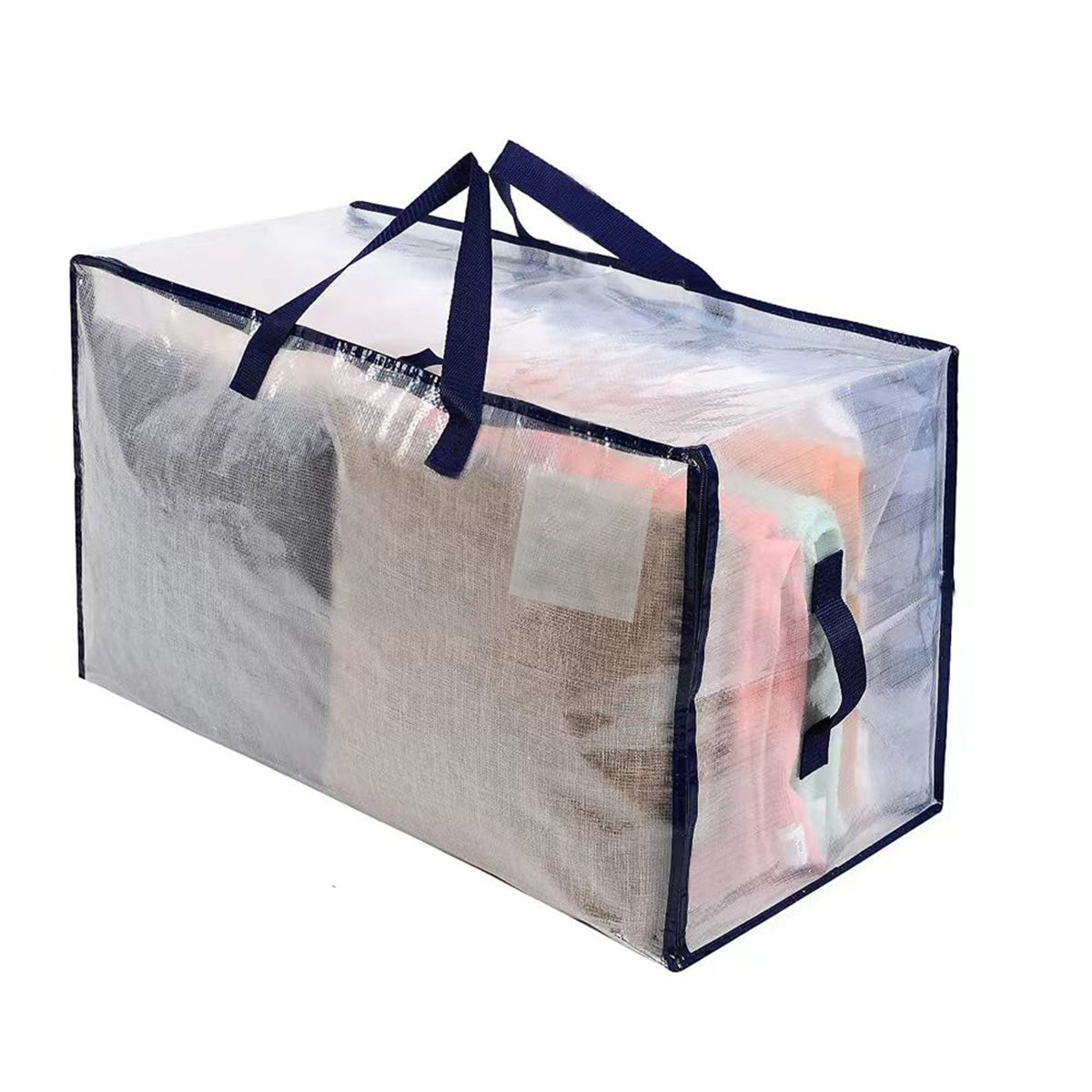 Comforter Storage Bag with Sturdy Handles & Premium Dual Zipper for Clothes Blankets Quilt Duvet Bedding