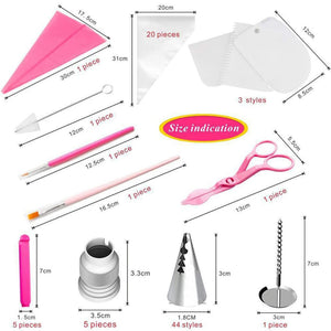 83Pcs Cake Decorating Supplies Kit for Beginners Cupcake Decorating Tools Baking Supplies Set
