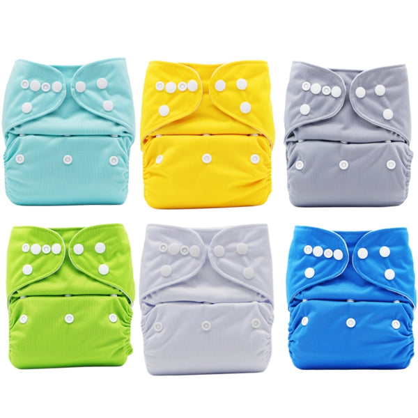 Baby Snap Cloth Diapers One Size Adjustable Reusable Ultra Absorbent Diaper