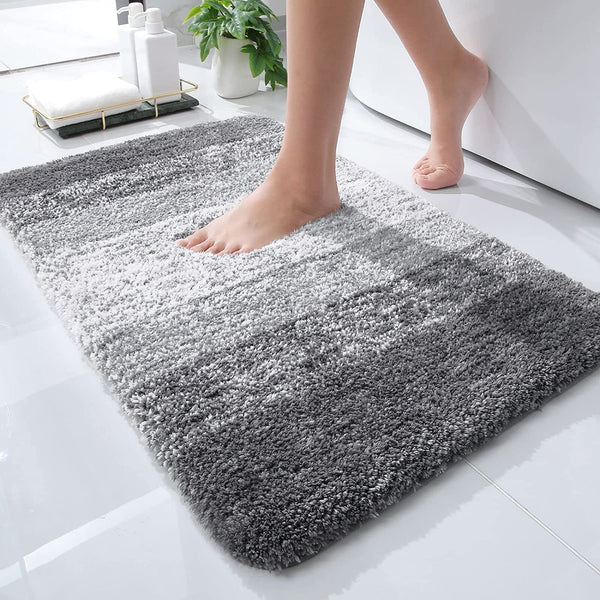 Bathroom Rugs Super Soft Absorbent Non Slip Bath Mat for Bathroom Bedroom Kitchen Door Mat Floor Mat