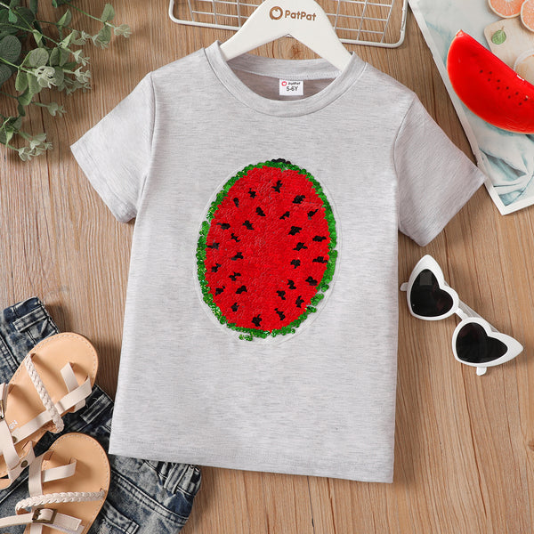 Kid Girl Strawberry Graphic Short-sleeve Tee