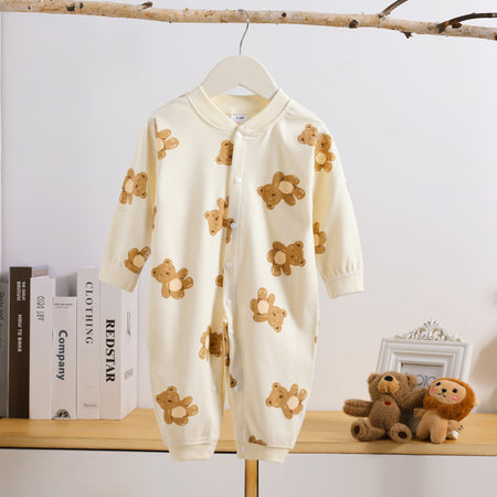 Baby Boy/Girl Animal Pattern Cotton Bear Jumpsuit